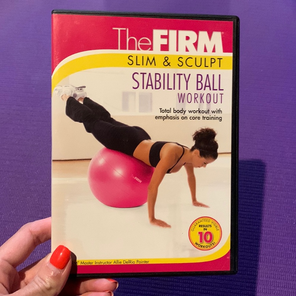 The Firm Slim & Sculpt Stability Ball Workout DVD